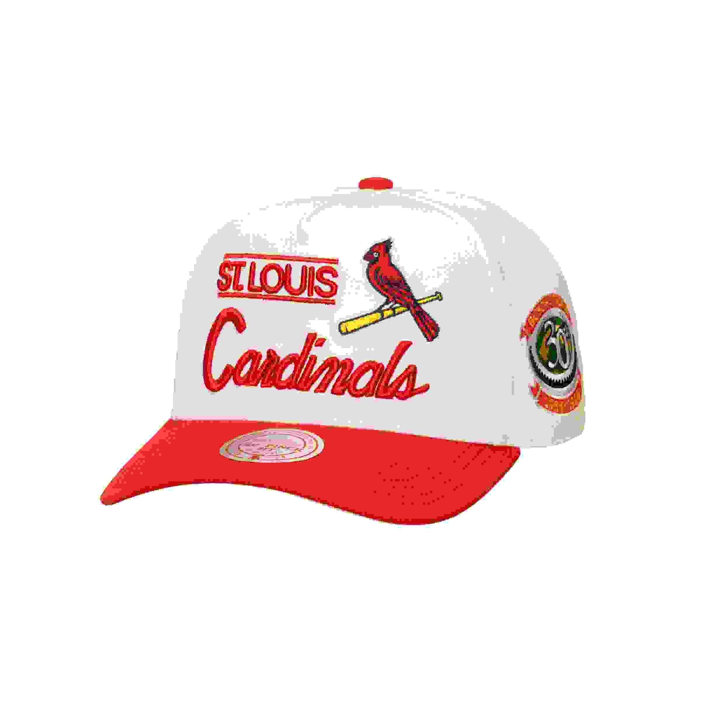 Mitchell & Ness St. Louis Cardinals Bill Smack White/Red Snapback Hat